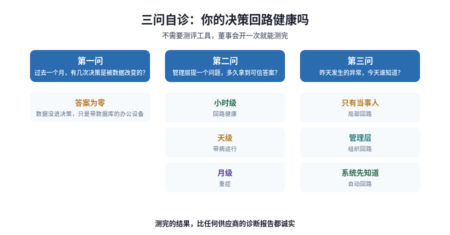 三问自诊：从局部回路到自动回路